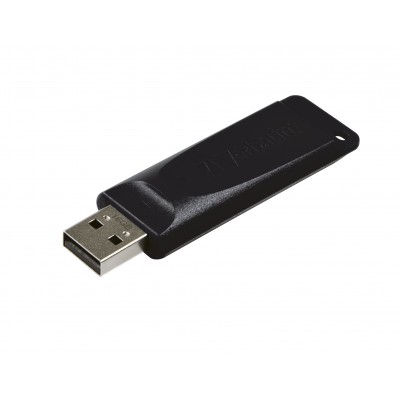 USB VERBATIM 16GB DRIVE 2.0 STORE N GO SLIDER BLACK