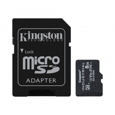 MICRO SDHC KINGSTON Industrial 8 GB 