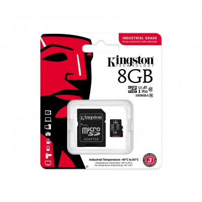 MICRO SDHC KINGSTON Industrial 8 GB 