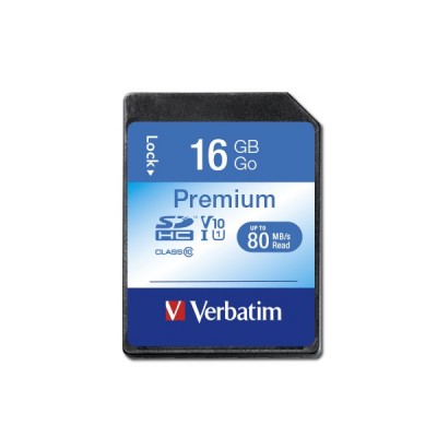 SCHEDA SDHC VERBATIM 16GB 