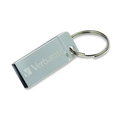 USB VERBATIM 16GB DRIVE 2.0 METAL EXECUTIVE SILVER