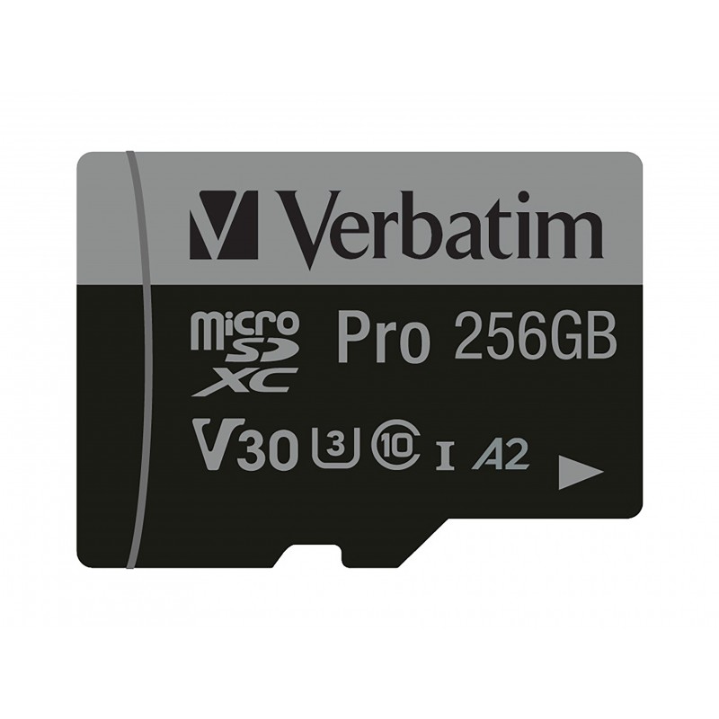 MICRO VERBATIM SDXC Pro U3 256GB 