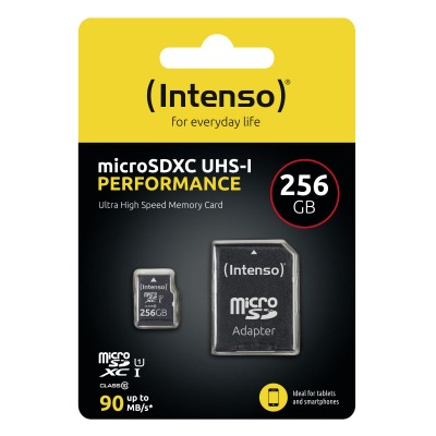 MICRO SDXC INTENSO UHS-I Performance 256 GB 