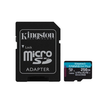 MICRO SDXC KINGSTON Canvas Go! Plus 256 GB 