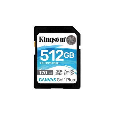 MICRO SDXC KINGSTON Canvas Go! Plus 512 GB 