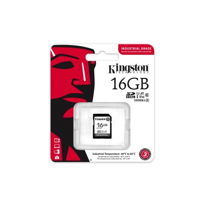 MICRO SDHC KINGSTON Industrial 16 GB 