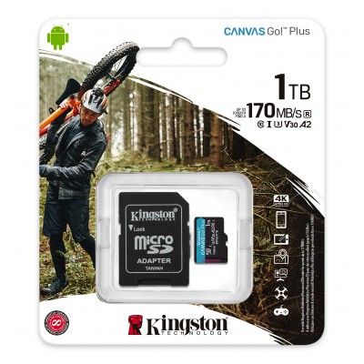 MICRO SDXC KINGSTON Canvas Go! Plus 1 TB 