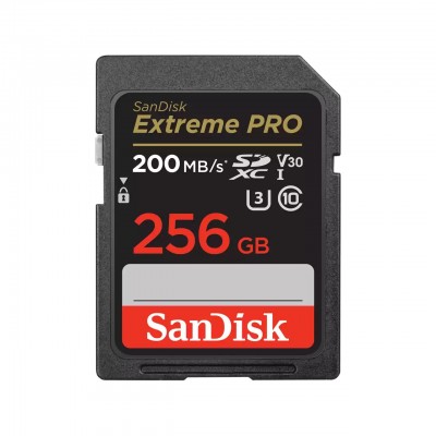 SCHEDA SDXC SANDISK Extreme PRO 256 GB 