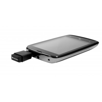 USB VERBATIM 16GB DRIVE 2.0 NANO STORE N STAY + OTG ADAPTER