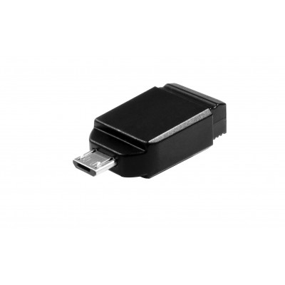 USB VERBATIM 32GB DRIVE 2.0 NANO STORE N STAY + OTG ADAPTER