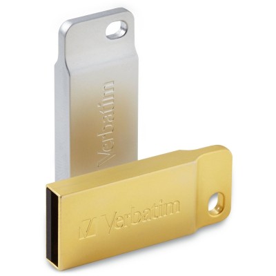 USB VERBATIM 16GB DRIVE 3.0 METAL EXECUTIVE GOLD