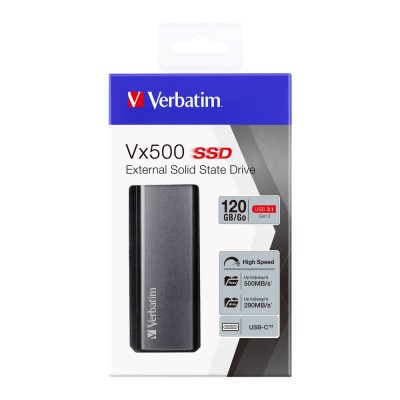 SSD ESTERNO VERBATIM 120GB VX500 USB 3.1 G2