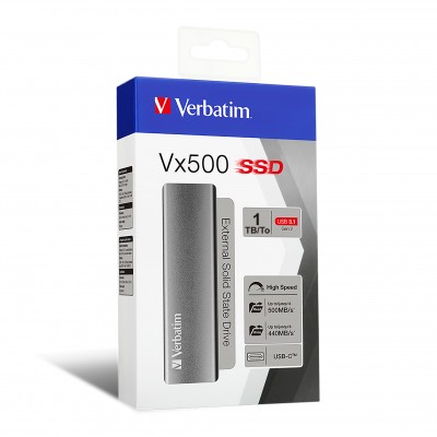 SSD ESTERNO VERBATIM 1TB VX500 USB 3.1 G2