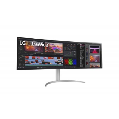 Monitor LG 49BQ95C-W 49'' DQHD IPS HDR USB-C 144Hz LED BIANCO ARGENTO