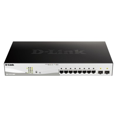 SWITCH D-Link DGS-1210-10MP E  PoE GE GE SMA 08 