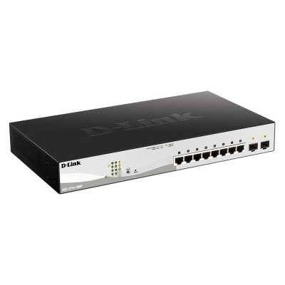 SWITCH D-Link DGS-1210-10MP E  PoE GE GE SMA 08 