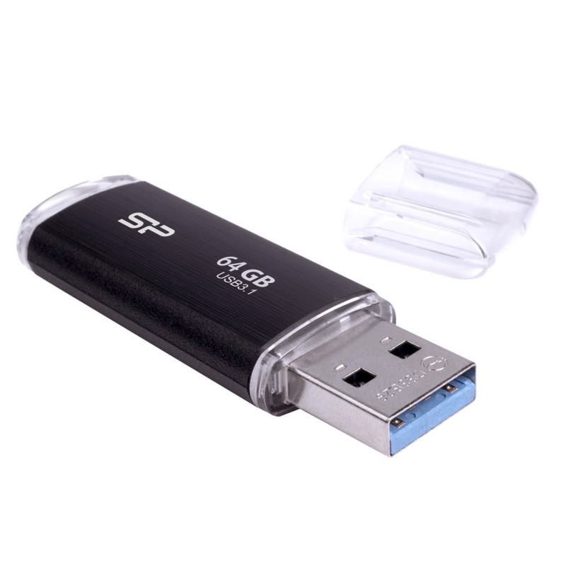 USB SILICON POWER 64GB 3.2 Gen 1 Blaze B02 Black