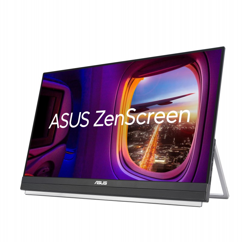 MONITOR ASUS ZenScreen MB229CF 22'' FullHD IPS USB-C 100Hz LED NERO ARGENTO