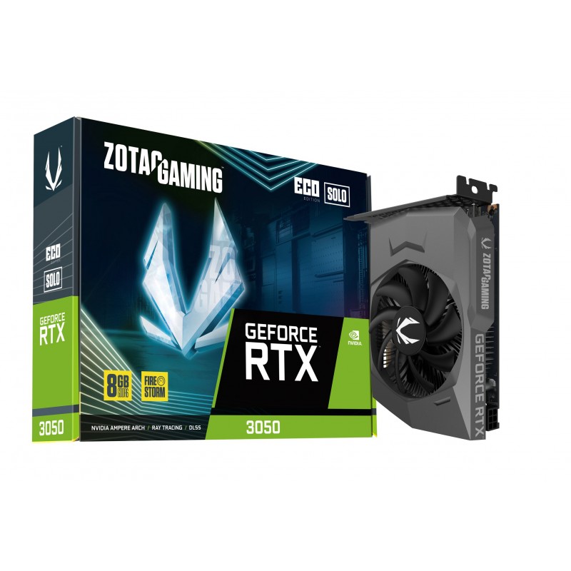 Scheda video ZOTAC GeForce RTX 3050 8GB ECO SOLO