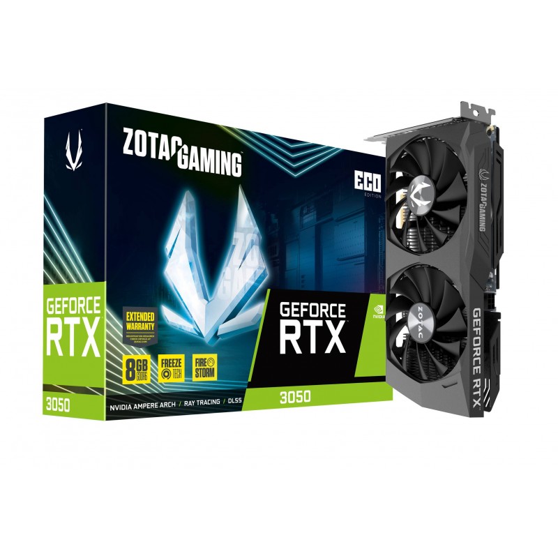 Scheda video ZOTAC GeForce RTX 3050 8GB ECO