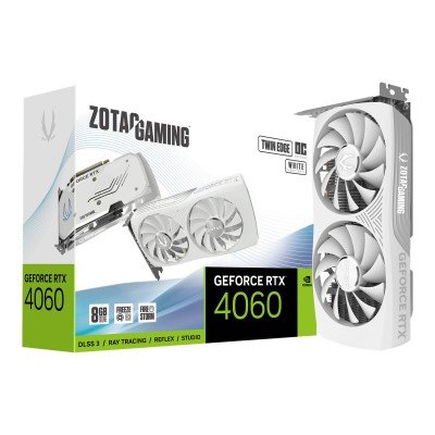 Scheda video ZOTAC GeForce RTX 4060 8GB Twin Edge OC White Edition