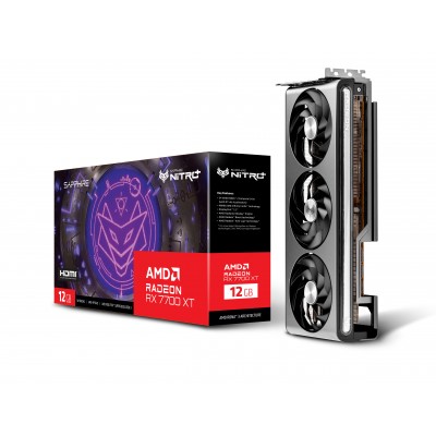 Scheda video SAPPHIRE NITRO+ RADEON RX 7700 XT 12GB Gaming OC GDDR6