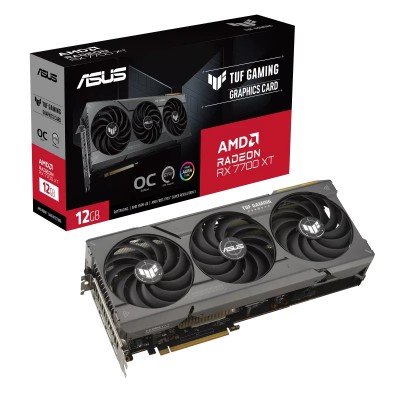 Scheda video Asus Radeon RX 7700XT 12GB TUF Gaming OC GDDR6