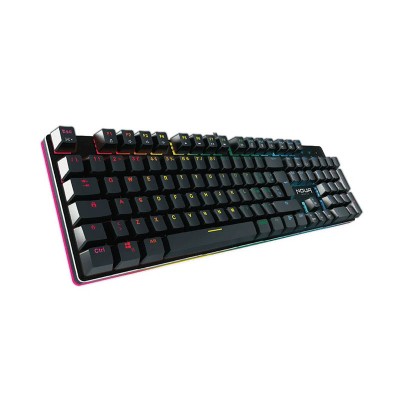 Tastiera Gaming Meccanica Noua Raid Retroilluminazione RGB 105 Tasti