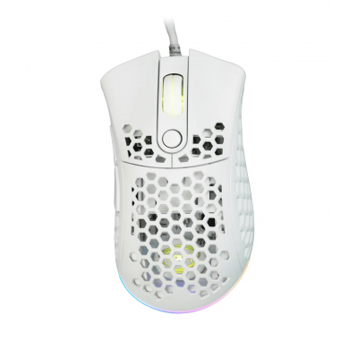 Mouse Ottico Usb Gaming Noua Myst Mesh Bianco RGB