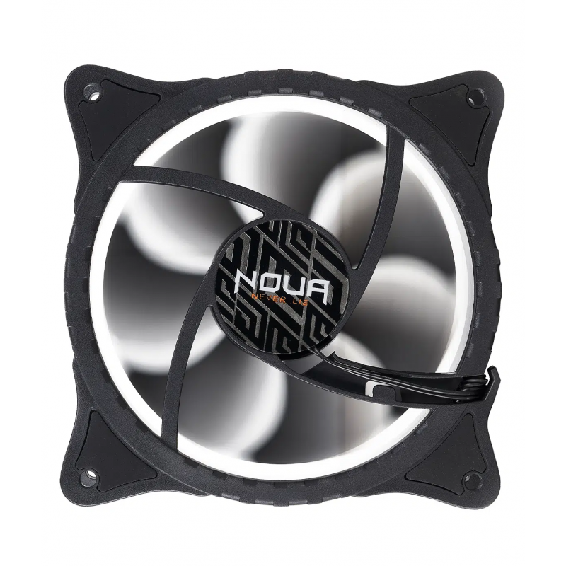 Ventola Noua 120mm Notus Black 1200Rpm 18 Led Dual Slim Halo