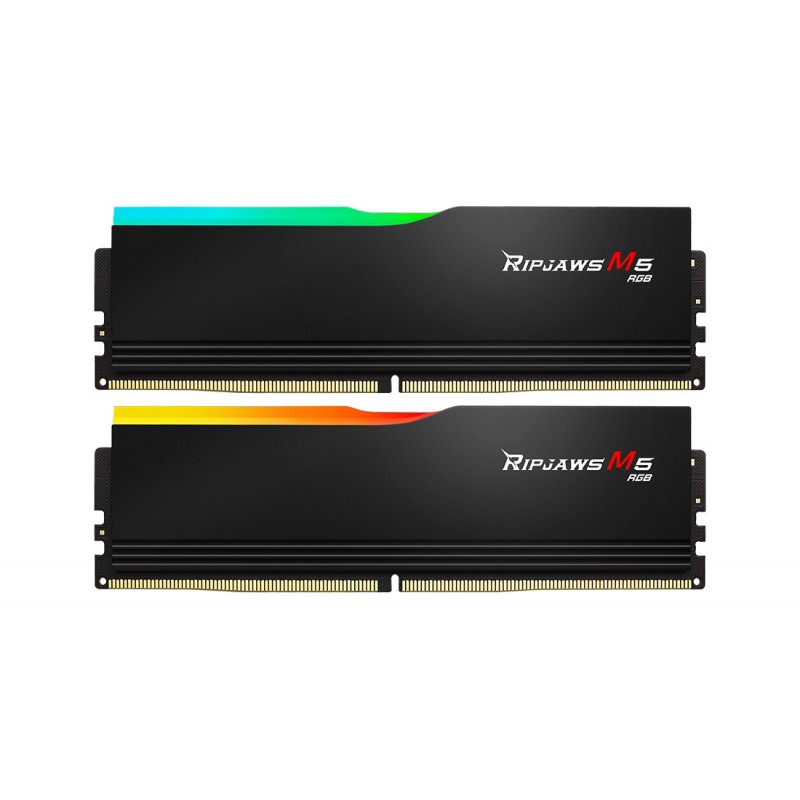 Ram G.Skill Ripjaws M5 DDR5 96GB (2x48) 6400Mhz RGB CL32 XMP 3.0 Nero