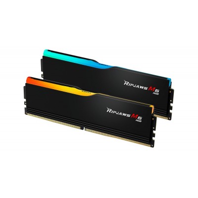 Ram G.Skill Ripjaws M5 DDR5 64GB (2x32) 6000Mhz RGB CL32 XMP 3.0 Nero