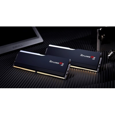 Ram G.Skill Ripjaws M5 DDR5 64GB (2x32) 6000Mhz RGB CL32 XMP 3.0 Nero