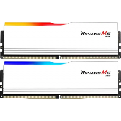 Ram G.Skill Ripjaws M5 DDR5 32GB (2x16) 6400Mhz RGB CL36 Bianco