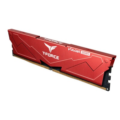 Ram TEAM GROUP T-FORCE VULCAN DDR5 5200MHz 32GB (1x32) XMP 3.0 CL40 ROSSO