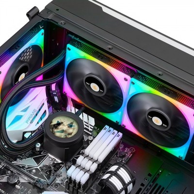 Dissipatore CPU a Liquido ThermalTake TOUGHLIQUID Ultra 280 RGB All-In-One 280 mm Nero