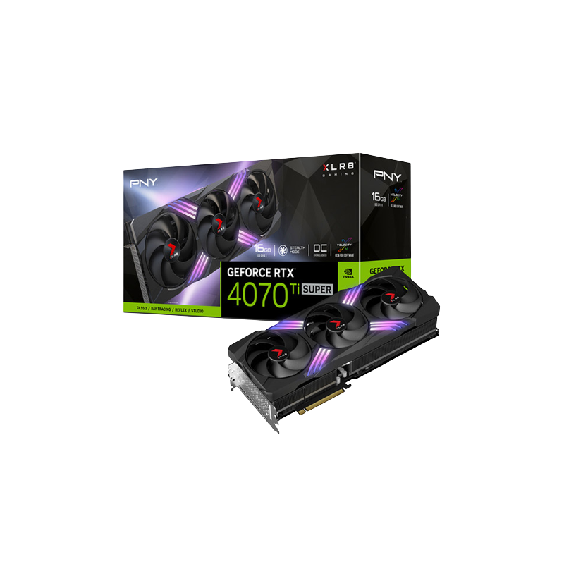 Scheda Video PNY GeForce RTX 4070 TI SUPER 16GB XLR8