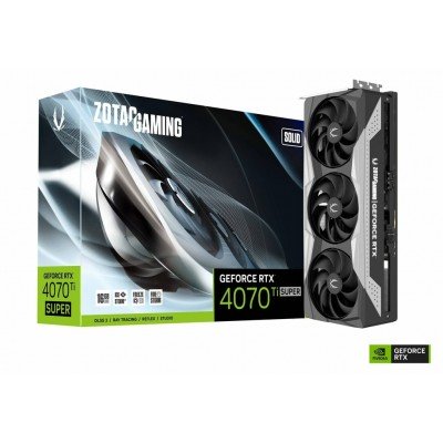 Scheda Video ZOTAC Gaming Nvidia GeForce RTX 4070 Ti Super Solid 16GB