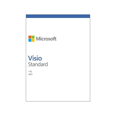 Licenza Microsoft Visio Standard 2021 1 PC Italiano (VERSIONE DIGITALE SENZA DISCO)