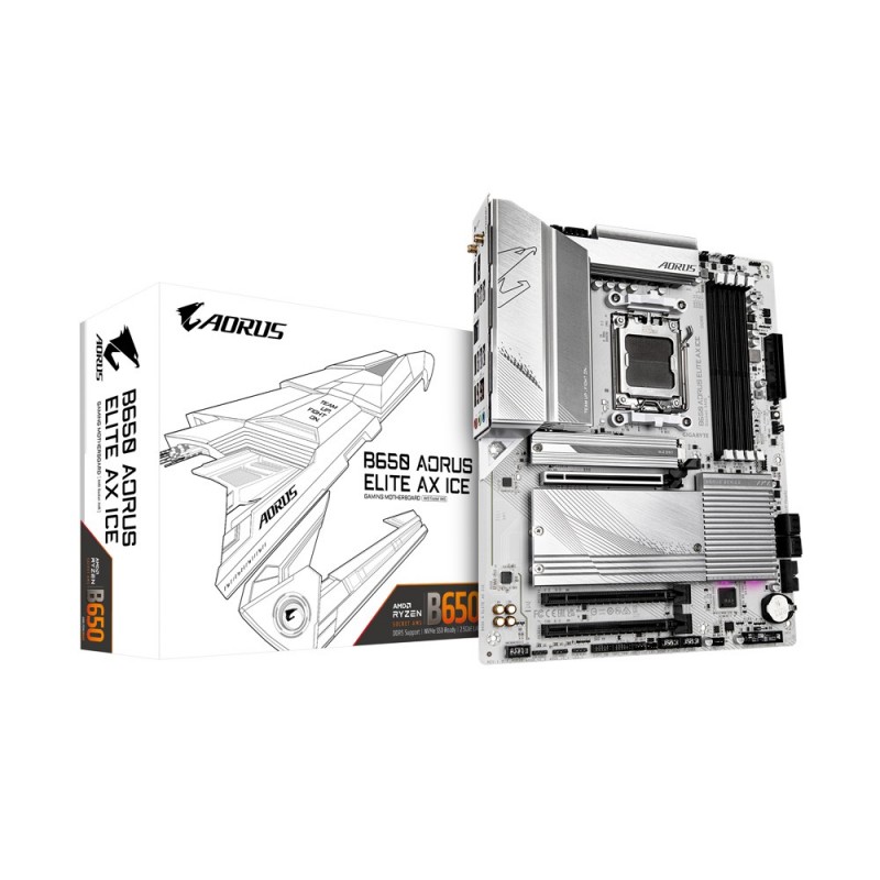 Scheda madre GIGABYTE GA-B650 A ELITE AX ICE socket AM5