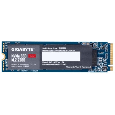 SSD GIGABYTE 512GB M.2 PCIe GP-GSM2NE3512GNTD