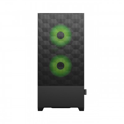 Case Fractal Design Pop Air RGB Green Core TG Clear Tint Midi Tower Nero Verde