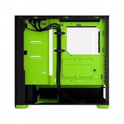 Case Fractal Design Pop Air RGB Green Core TG Clear Tint Midi Tower Nero Verde