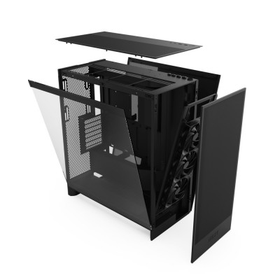 Case NZXT H7 Flow 2024 Midi Tower Vetro Temperato Nero