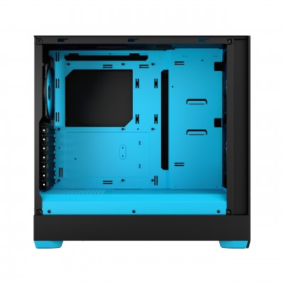 Case Fractal Design Pop Air RGB Cyan Core TG Clear Tint Midi Tower Nero Azzurro