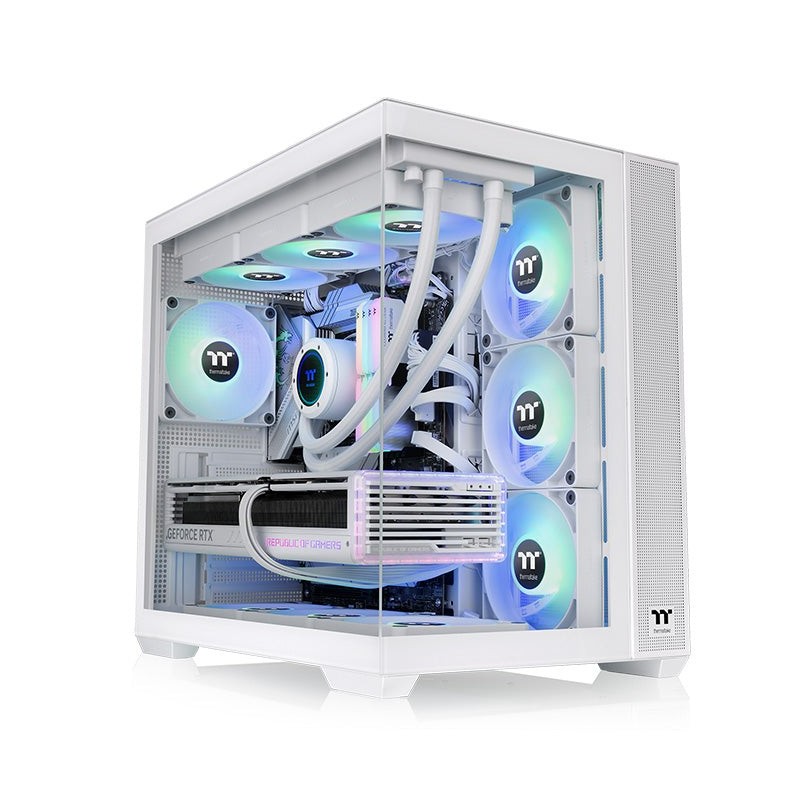 Case Thermaltake View 380 TG ARGB Snow White