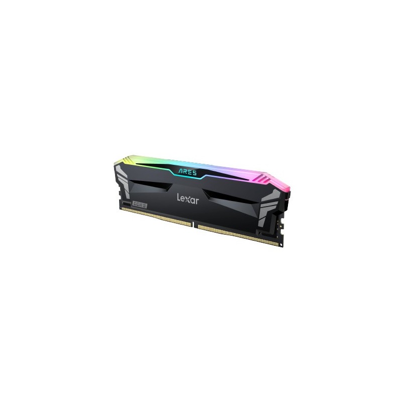 DDR5 32GB KIT 2x16GB PC 7200 Lexar ARES RGB CL34 with heatsink schwarz LD5U16G72C34LA-RGD