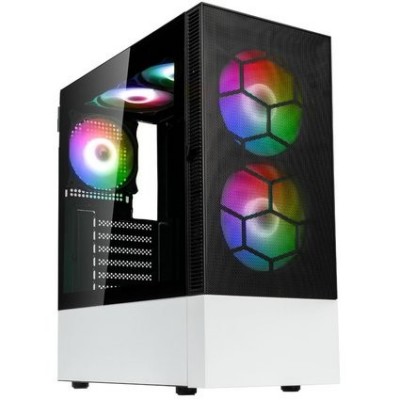 Case Kolink Observatory MX Mesh ARGB Midi Tower Bianco Nero