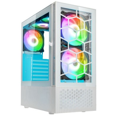 Case Kolink Observatory MX Glass ARGB Midi Tower Bianco