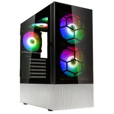 Case Kolink Observatory MX Glass ARGB Midi Tower Nero Bianco